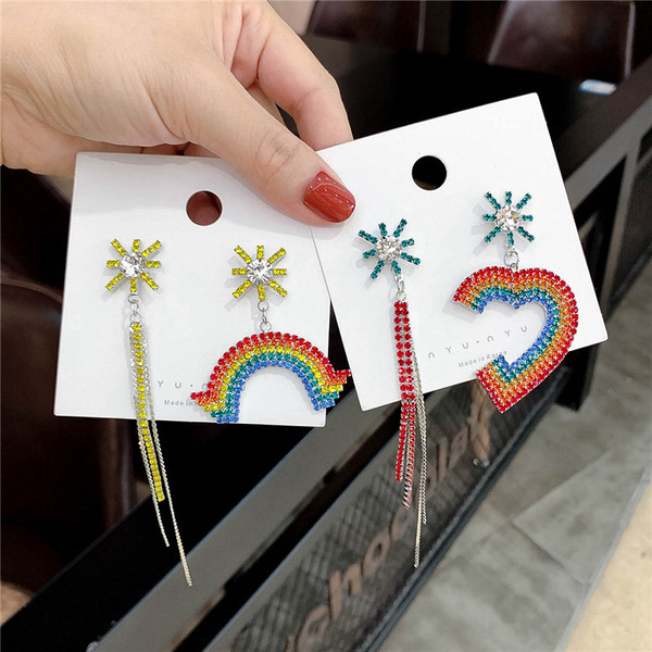 Cercei moderni de dama cu pietre - doua modele