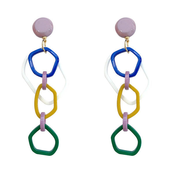 Cercei de dama actuali - in doua culori