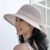 Модерна дамска шапка с панделка в няколко цвята