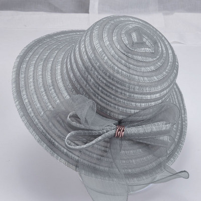 Модерна дамска шапка с панделка в няколко цвята