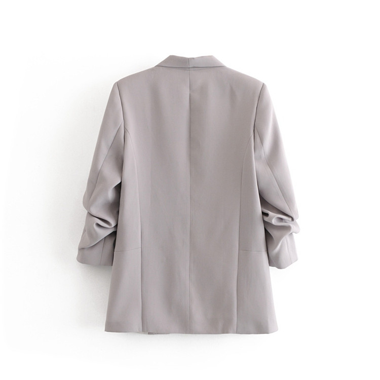 Geaca lunga dama cu maneci 7/8 in mai multe culori