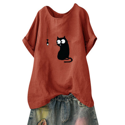 Tricou de dama modern cu aplicatie si maneci scurte in mai multe culori