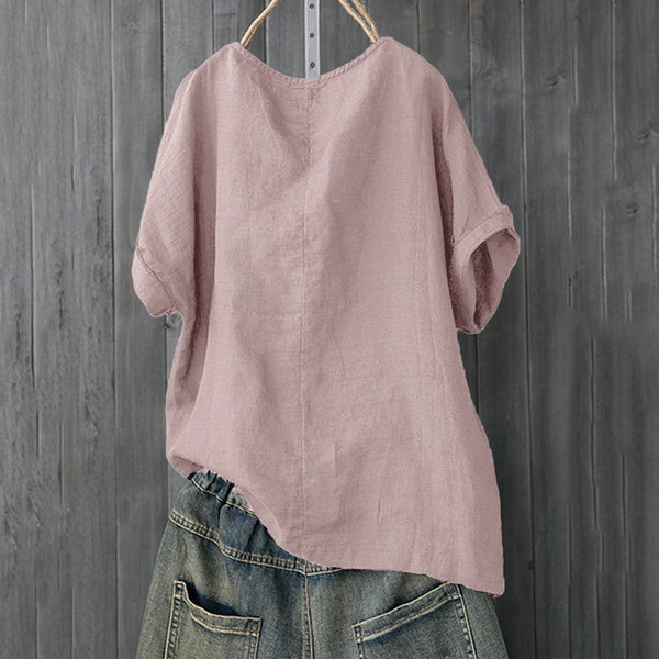 Tricou de dama modern cu aplicatie si maneci scurte in mai multe culori