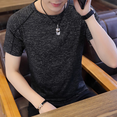 Tricou casual barbatesc in mai multe culori cu decolteu O