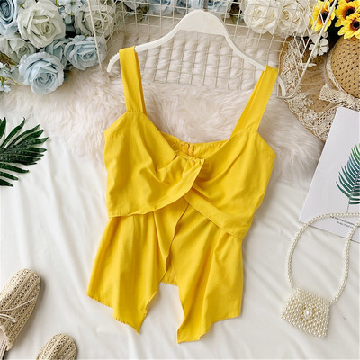 Maieu casual dama cu bretele largi si fermoar in mai multe culori