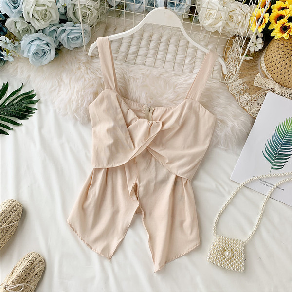 Maieu casual dama cu bretele largi si fermoar in mai multe culori