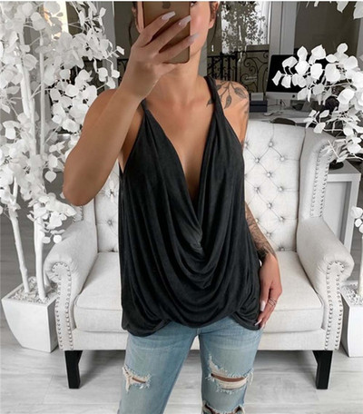 Maieu de damă cu decolteu adânc în trei culori