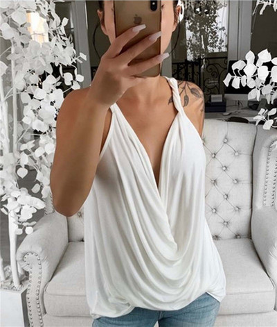 Maieu de damă cu decolteu adânc în trei culori