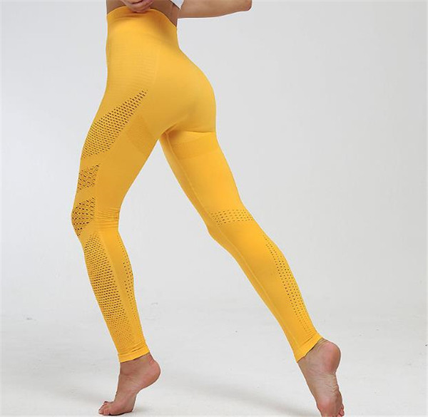 Női sport leggings átlátszó elemekkel több színben