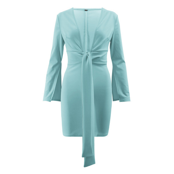 Rochie moderna de dama Model subtire cu decolteu adanc in mai multe culori