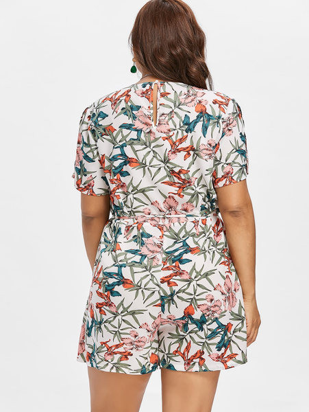 Salopeta de dama pana la 5XL cu model floral