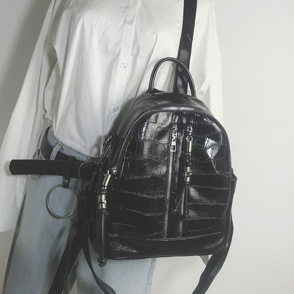 Rucsac mic de dama modern din piele ecologica in mai multe culori