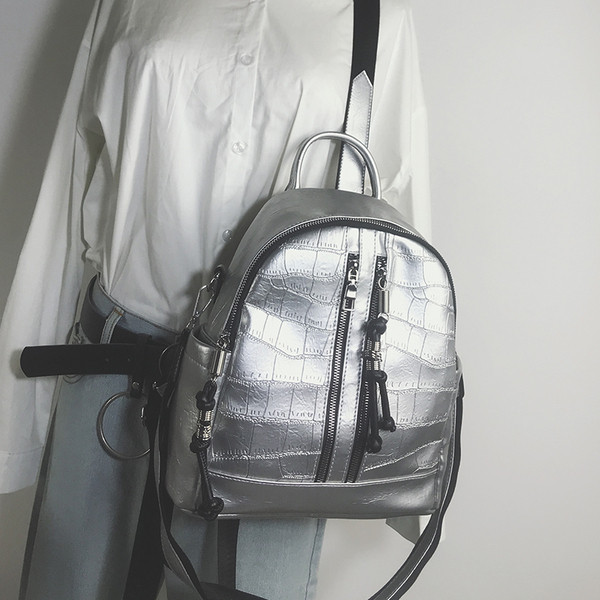 Rucsac mic de dama modern din piele ecologica in mai multe culori