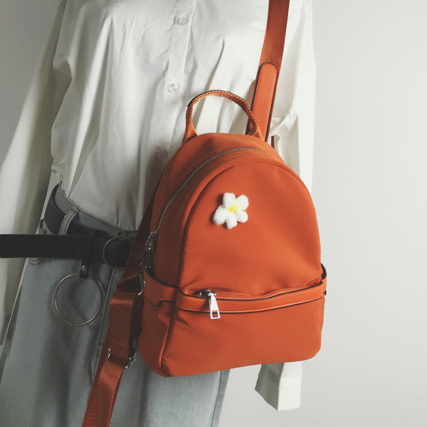 Rucsac casual dama cu decor 3D in patru culori