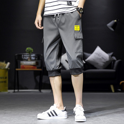 Pantaloni casual barbatesti in trei culori cu buzunare si cravate