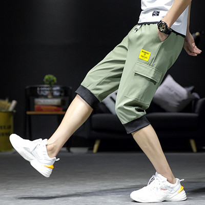 Pantaloni casual barbatesti in trei culori cu buzunare si cravate