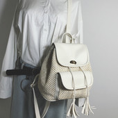 Rucsac de damă de zi cu zi cu buzunar frontal în trei culori