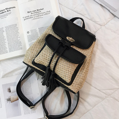 Rucsac de damă de zi cu zi cu buzunar frontal în trei culori