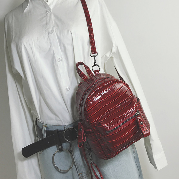 Rucsac mic elegant din piele ecologica in mai multe culori