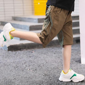 Pantaloni casual pentru copii in trei culori cu buzunare