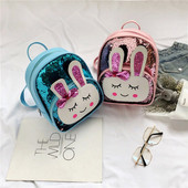 Модерна детска раница за момичета с пайети в няколко цвята