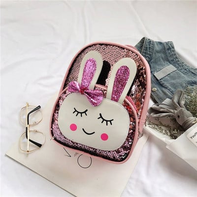 Модерна детска раница за момичета с пайети в няколко цвята