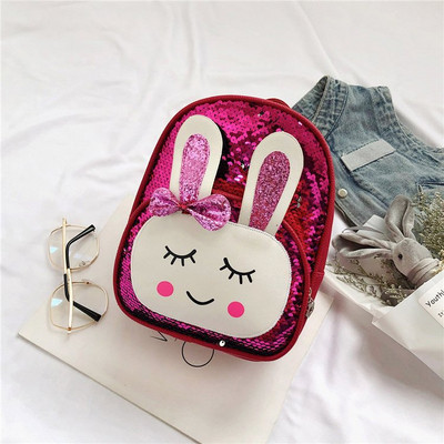 Модерна детска раница за момичета с пайети в няколко цвята