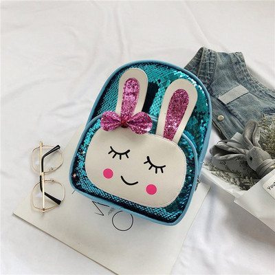 Модерна детска раница за момичета с пайети в няколко цвята