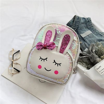 Модерна детска раница за момичета с пайети в няколко цвята