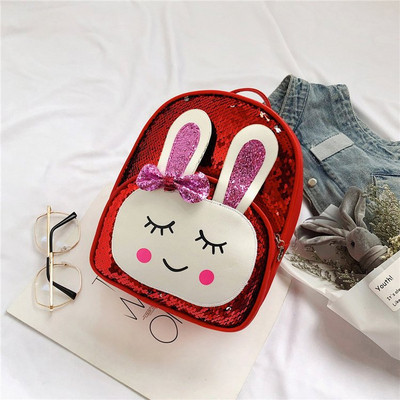 Модерна детска раница за момичета с пайети в няколко цвята