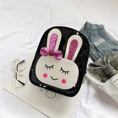 Модерна детска раница за момичета с пайети в няколко цвята