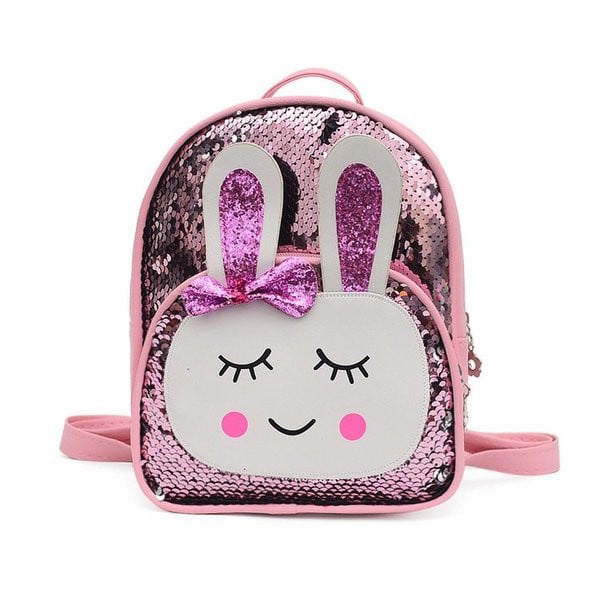 Модерна детска раница за момичета с пайети в няколко цвята