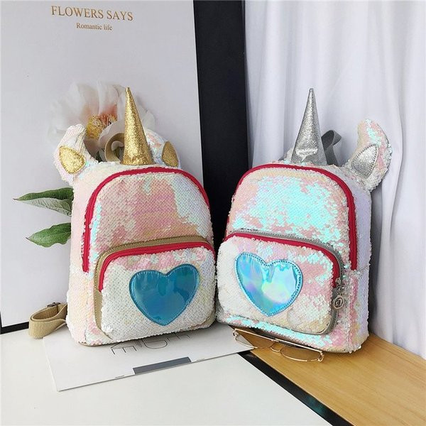 Rucsac modern de dama cu decor 3D si paiete in doua culori