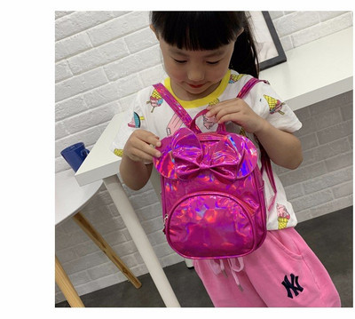 Rucsac modern pentru copii pentru fete cu panglica in mai multe culori