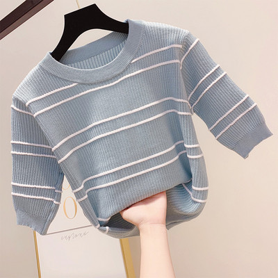 Bluza de dama cu maneci 3/4 in trei culori