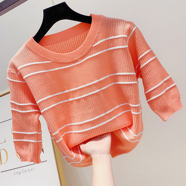 Bluza de dama cu maneci 3/4 in trei culori