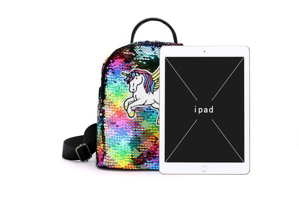 Rucsac pentru copii model nou pentru fete cu unicorn in mai multe culori