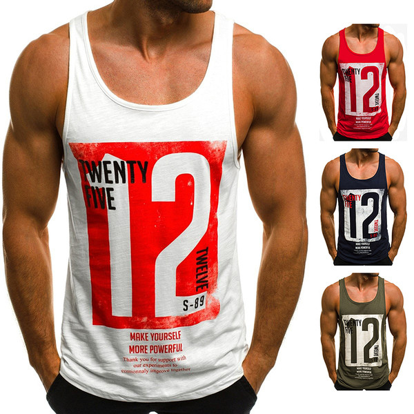 Maieu sport barbati in mai multe culori cu imprimeu