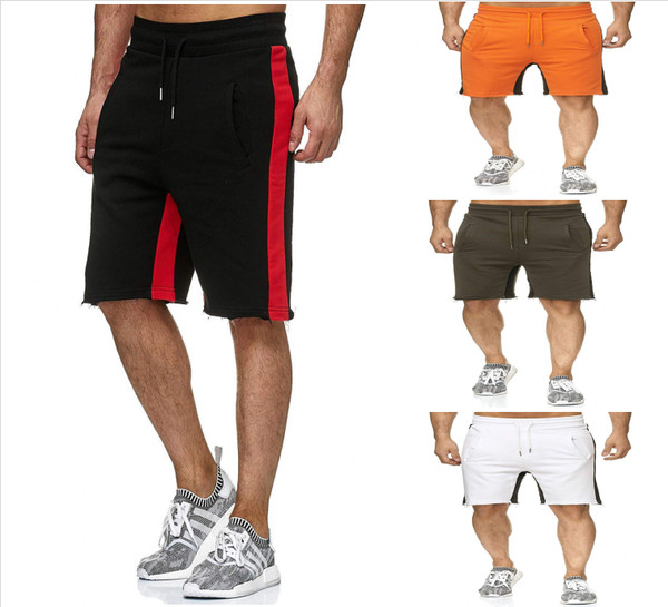 Pantaloni scurți la modă pentru bărbați în mai multe culori cu cravate