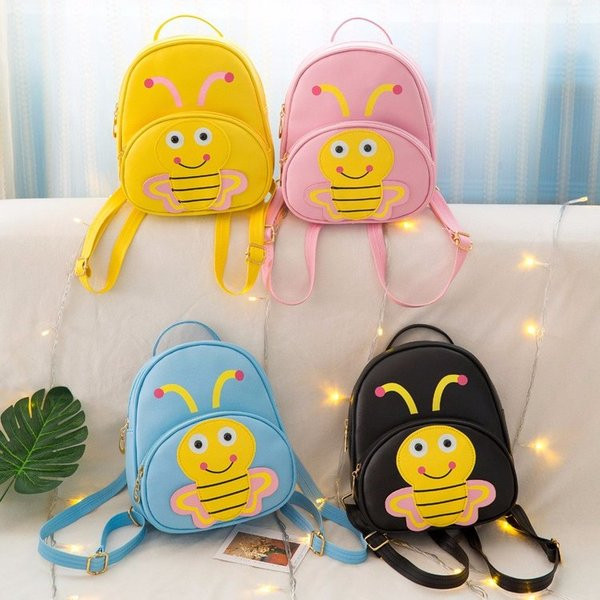 Rucsac de zi cu zi pentru copii din piele ecologica in mai multe culori