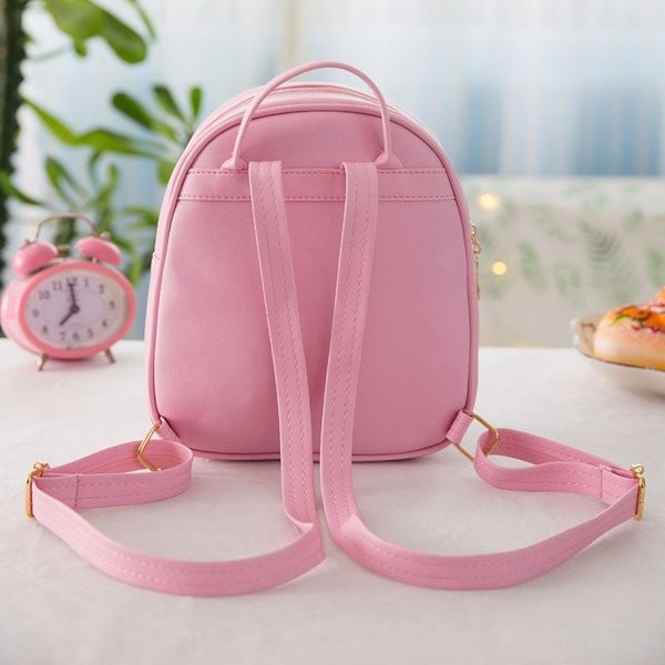 Rucsac de zi cu zi pentru copii din piele ecologica in mai multe culori