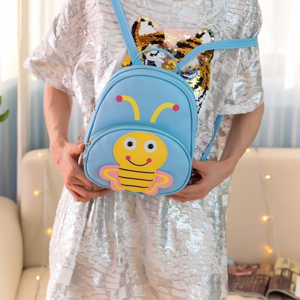 Rucsac de zi cu zi pentru copii din piele ecologica in mai multe culori