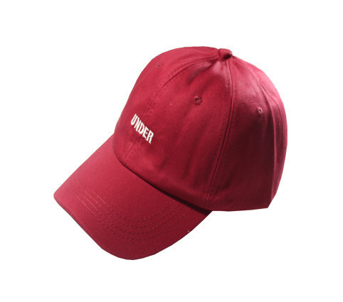 Pălărie casual de damă cu vizor în roșu