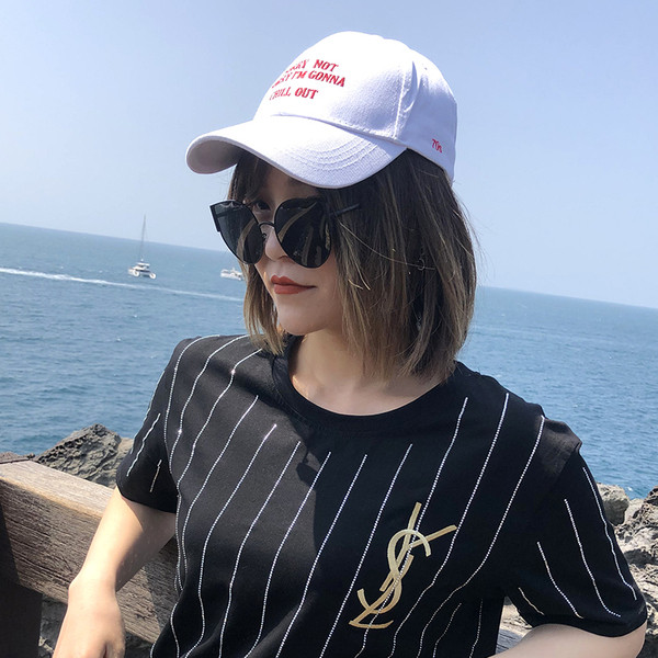 Palarie de vara dama casual cu vizor si broderie in mai multe culori