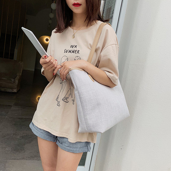 Nagy női válltáska három színben