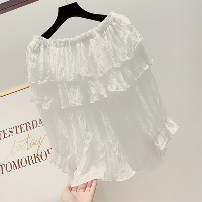 Bluză de damă modernă cu umerii goi în trei culori