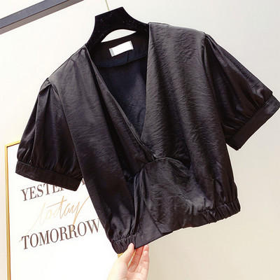 Bluza dama cu decolteu in V in mai multe culori