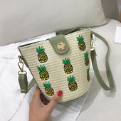 Geanta dama de vara cu broderie in mai multe culori