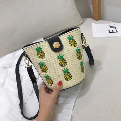 Geanta dama de vara cu broderie in mai multe culori