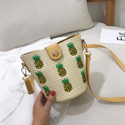 Geanta dama de vara cu broderie in mai multe culori